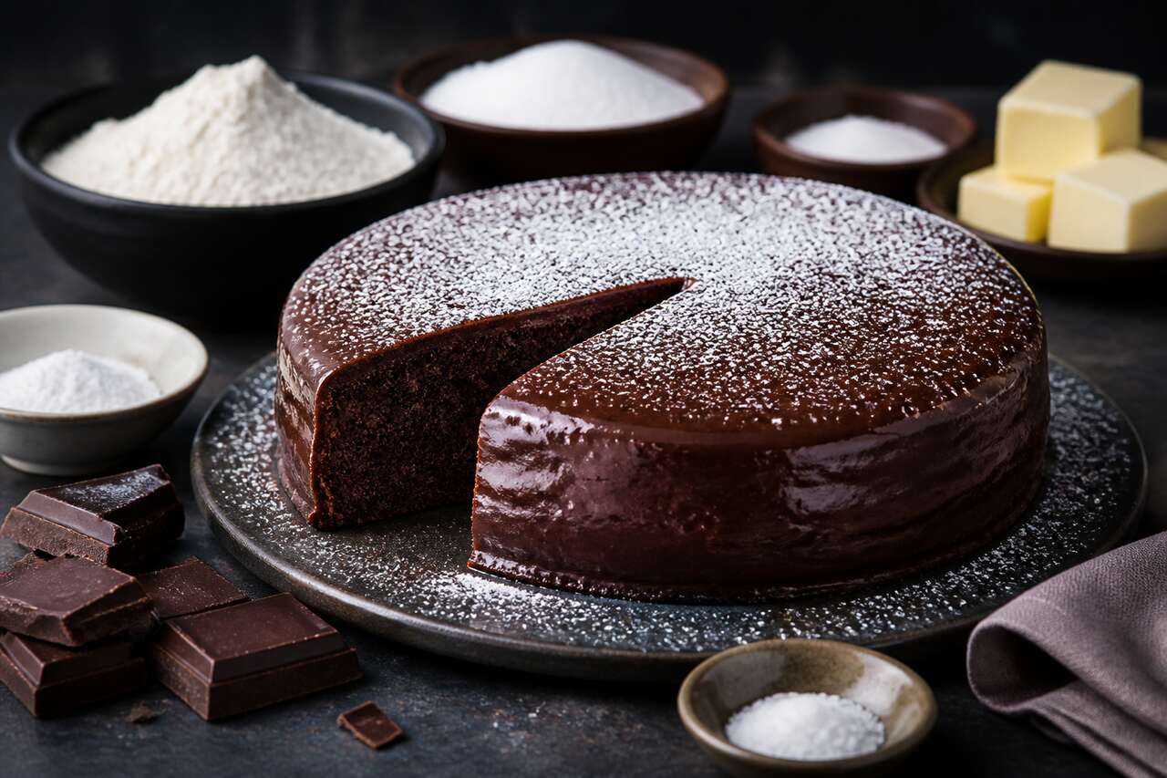 Recette du gâteau moelleux au chocolat