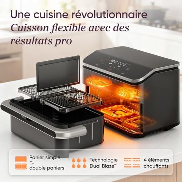 Découvrez notre test détaillé de la friteuse Cosori Air Fryer 10L Twinfry : performance, capacité et résultats de cuisson pour bien choisir votre appareil. 