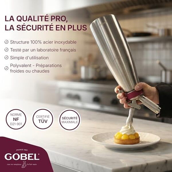 Découvrez notre test détaillé du siphon de cuisine professionnel Gobel inox 1L : performances, avantages et avis pour bien choisir votre équipement. 