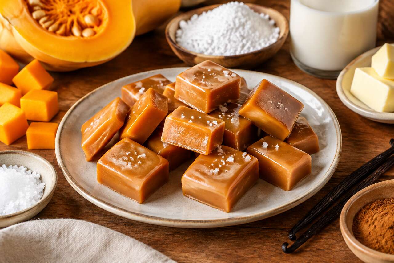 Recette de caramels mous à la courge fondants et irrésistibles