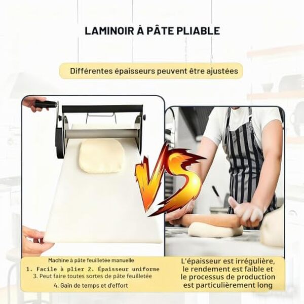 Découvrez notre test détaillé du rouleau à pâtisserie manuel B avec épaisseur réglable et fonction pliante : caractéristiques, avantages et verdict final pour vos préparations culinaires. 