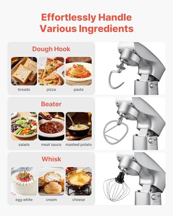 Découvrez notre test détaillé du robot pâtissier VEVOR 1500 W : puissance, polyvalence et qualité pour vos préparations culinaires. Avis et conseils d'achat. 