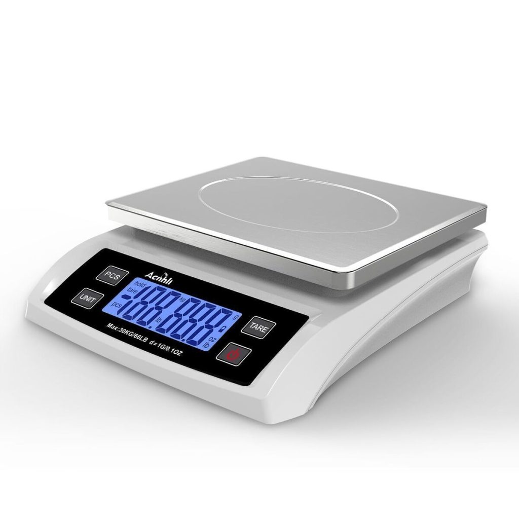 Test : balance de cuisine numérique 30 kg en acier inoxydable