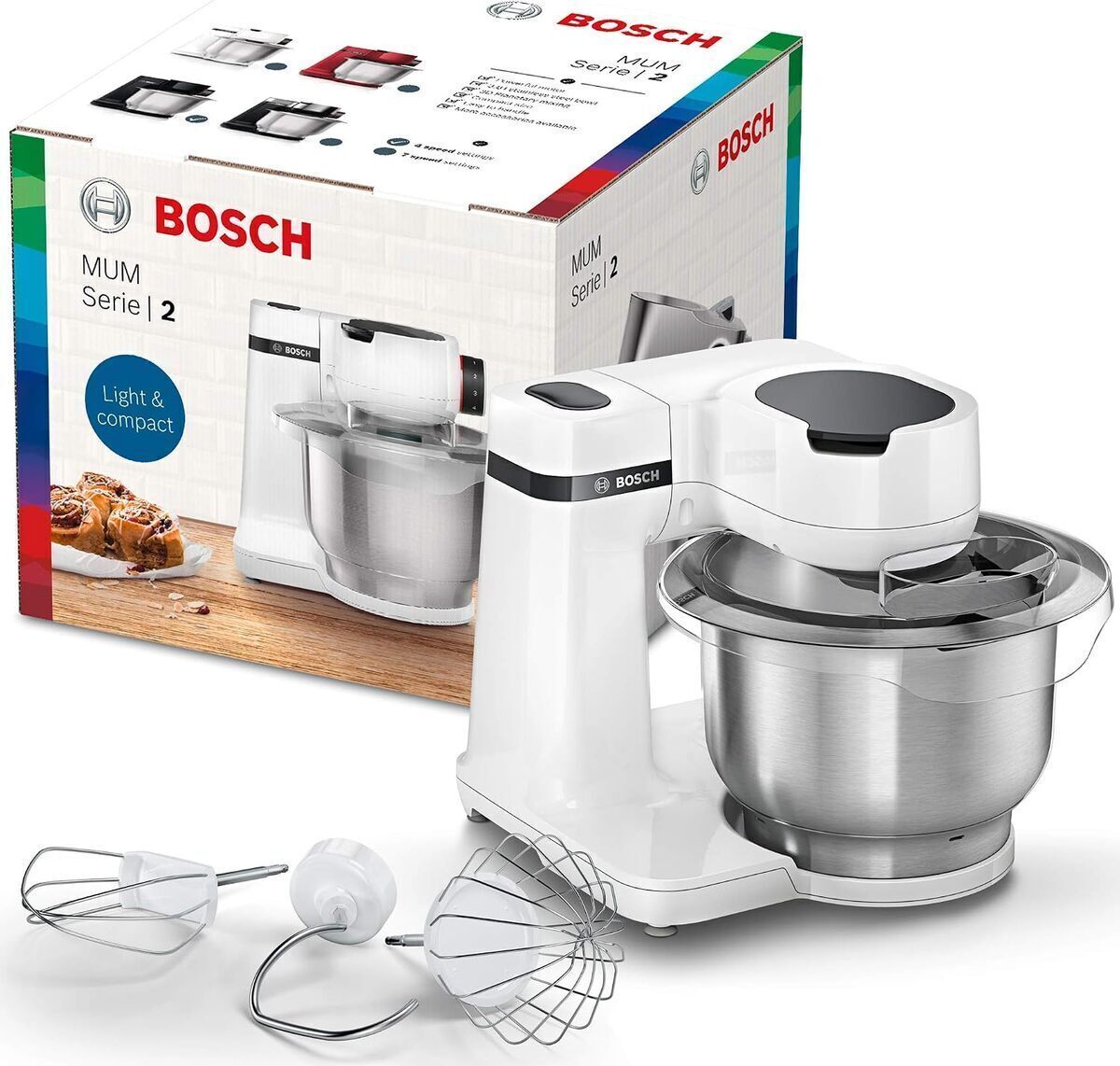 Test Bosch MUMS2EW00 : robot pâtissier puissant et complet