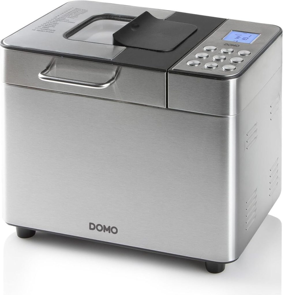 Test de la machine à pain Domo B3971 inox noir
