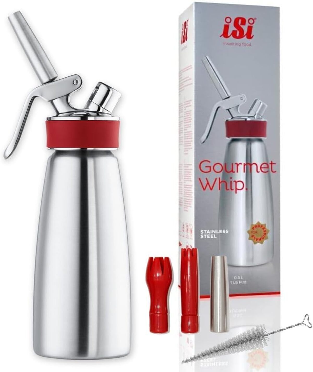 Test du distributeur de crème iSi Gourmet Whip Plus 500 ml en inox