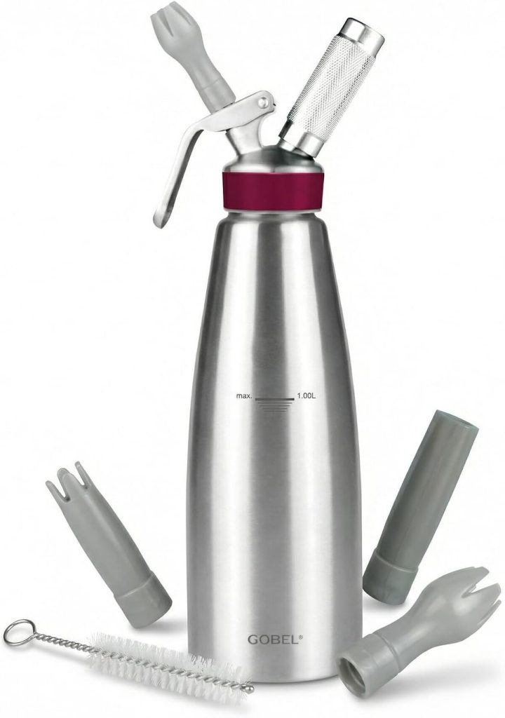 Test du siphon de cuisine professionnel Gobel inox 1L