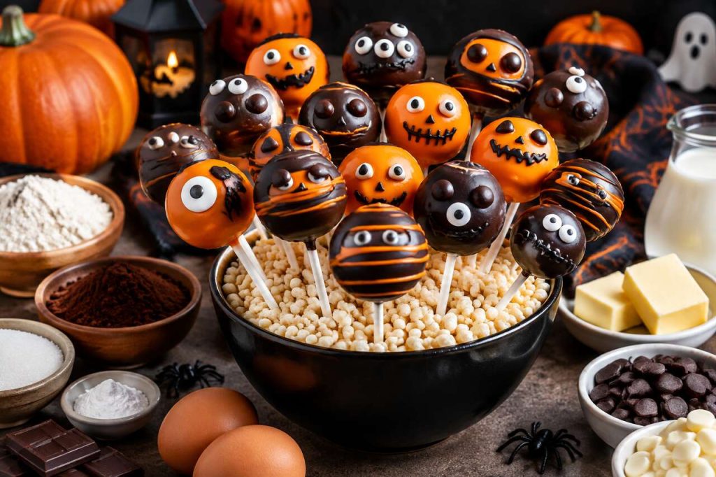 Recette de cake pops effrayants pour Halloween