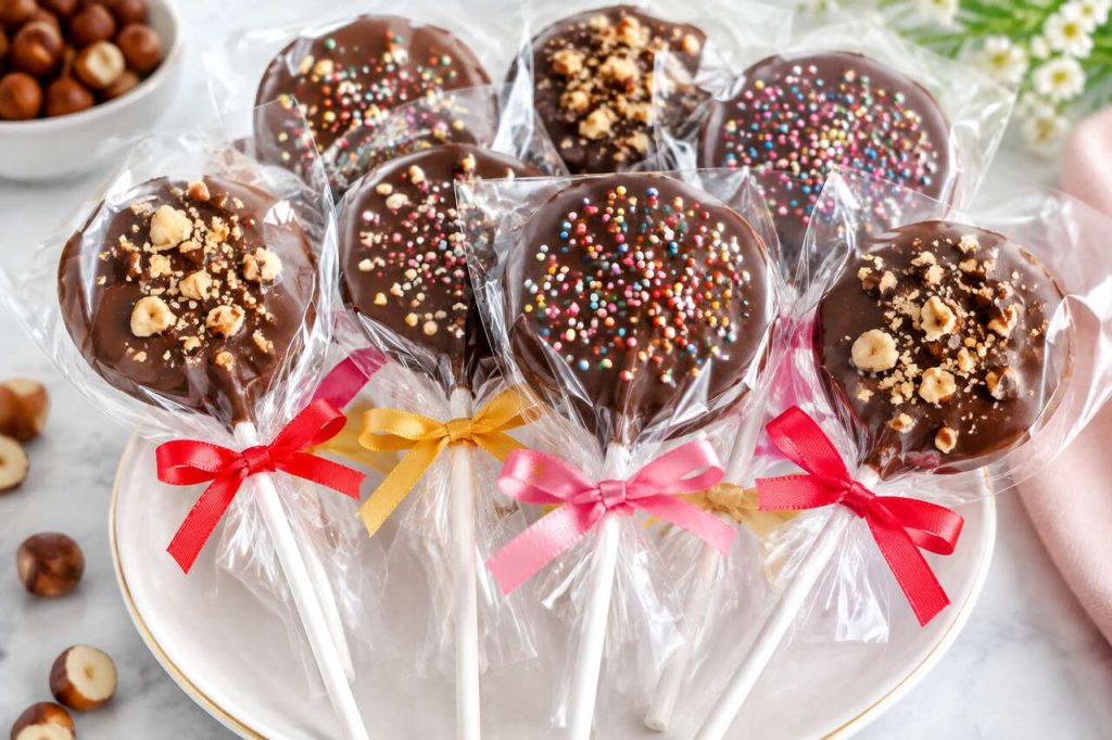 Recette facile de sucettes en chocolat maison