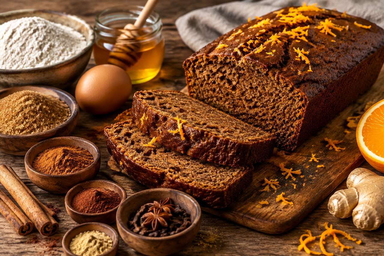 Pain d'épices à la farine de seigle : la recette authentique et moelleuse