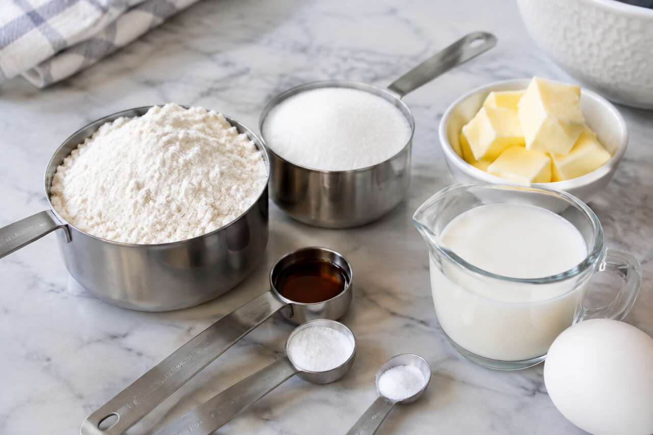 Cas pratiques par ingr&eacute;dient: farine, sucre, beurre et liquides