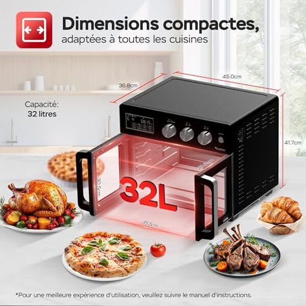 Découvrez notre test détaillé du TurboTronic mini four XXL : performances, fonctionnalités et verdict sur ce four multifonctionnel haute puissance pour votre cuisine.
