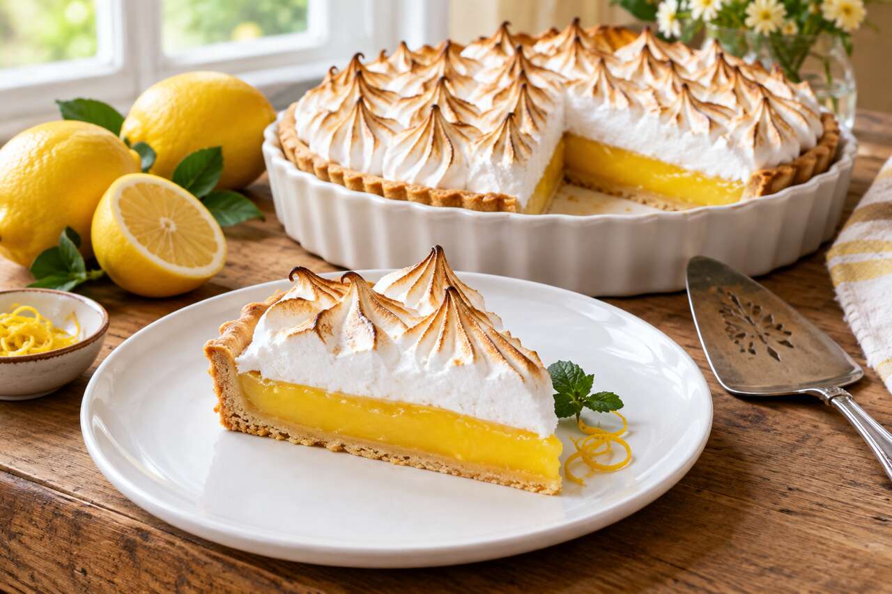 Tarte au citron meringuée de grand-mère : la recette inratable