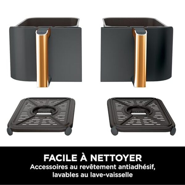 Découvrez notre test détaillé de la friteuse Ninja Foodi MAX dual zone 9, 5 l : performances, avantages et résultats de cuisson pour vous aider à bien choisir.