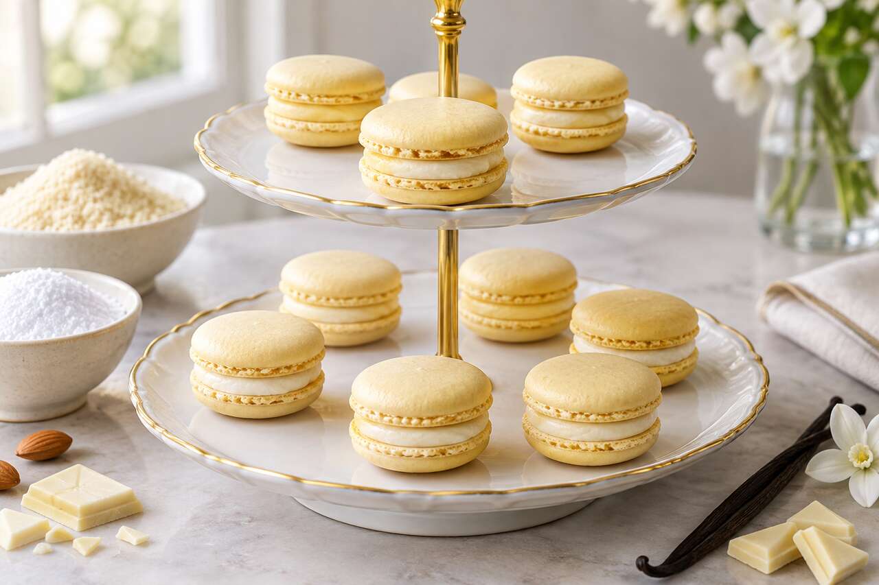 Recette facile de macarons à la vanille