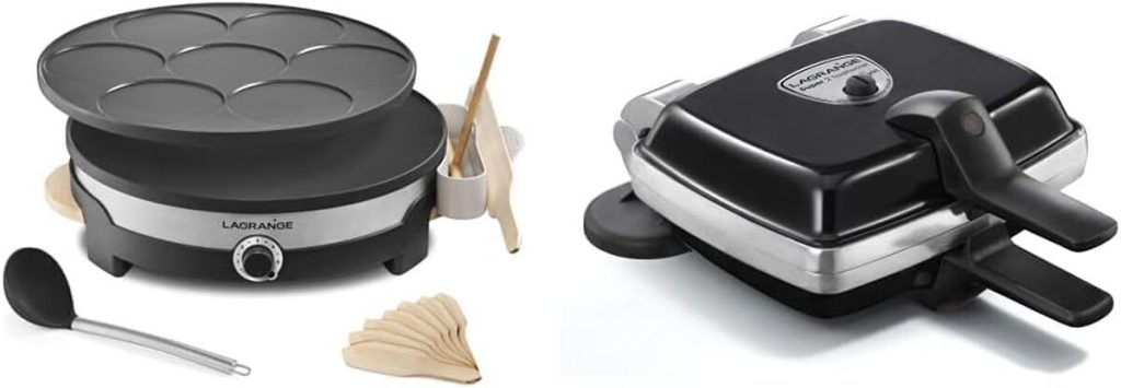 Test de la crêpière Lagrange 1500 W et du gaufrier 39121 1000 W
