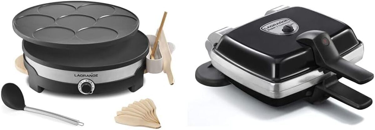 Test de la crêpière Lagrange 1500 W et du gaufrier 39121 1000 W