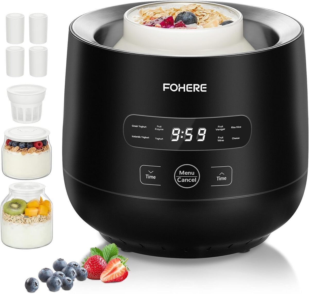 Test de la yaourtière Fohere 2 XXL et ses multiples programmes