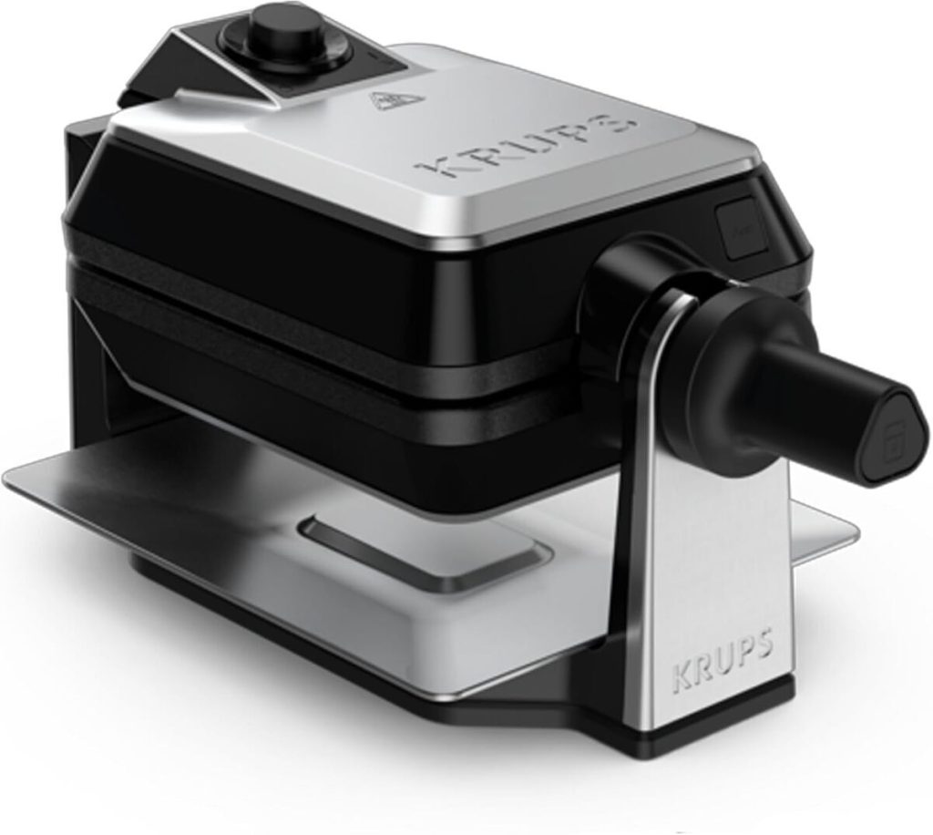 Test du gaufrier rotatif Krups FDD95D10 : cuisson homogène et rangement pratique