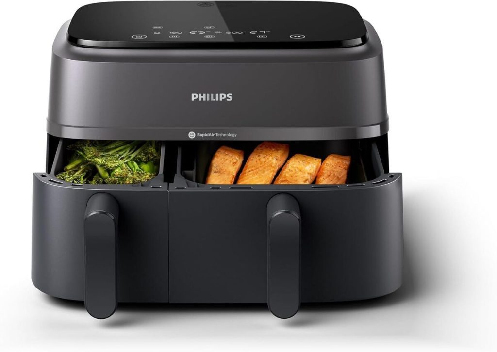 Test du Philips Airfryer série 3000 : double panier et réduction des graisses