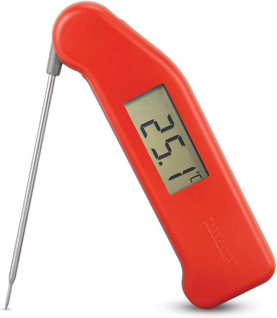 Test du thermomètre alimentaire ETI Thermapen 3 rouge