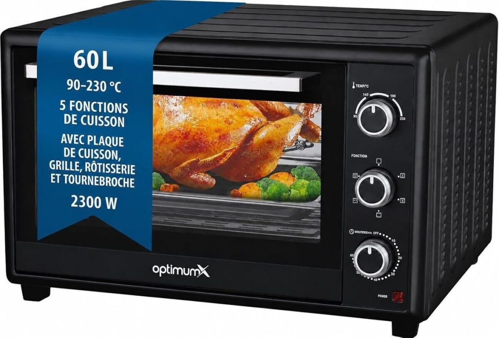 Test : four OptimumX 60L XXL à chaleur tournante